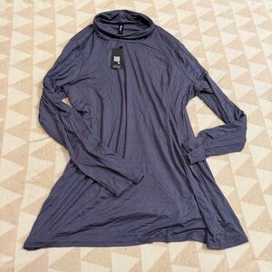 24/7 comfort apparel turtleneck tunic top stretch comfort